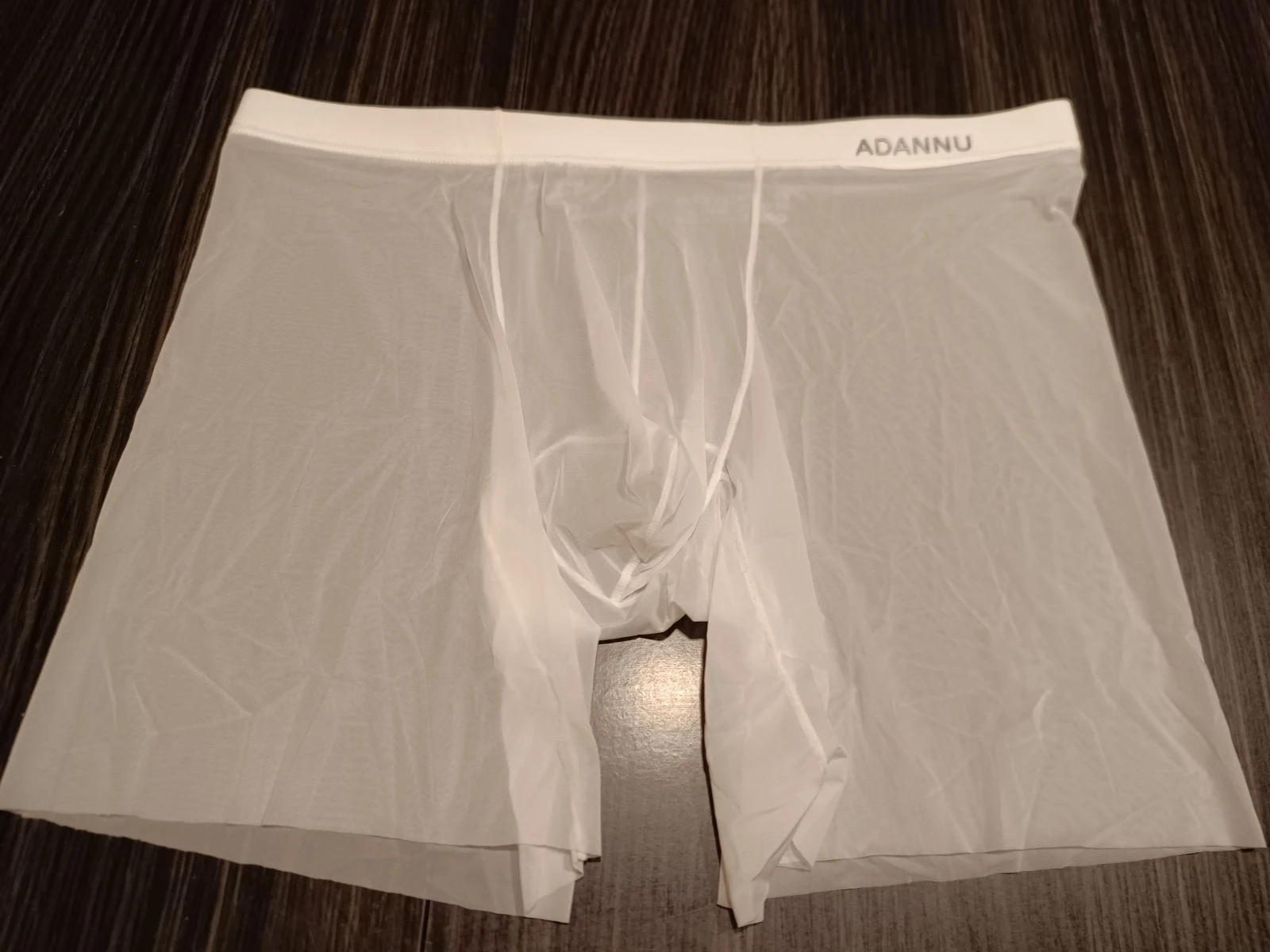 Transparante witte boxershort voor heren Adannu – photo 2